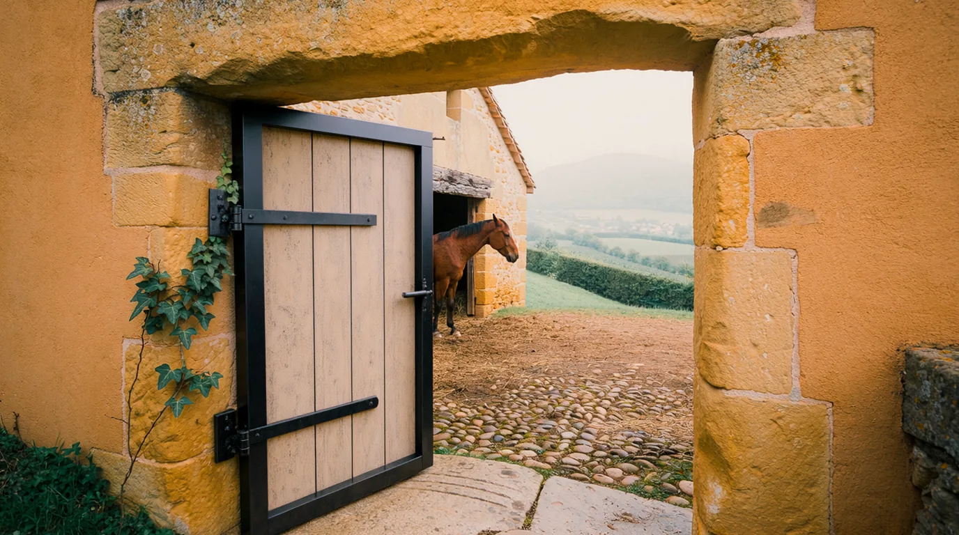 Entrée, Élevage de Rainans, centre équestre à Saint-André-sur-Vieux-Jonc