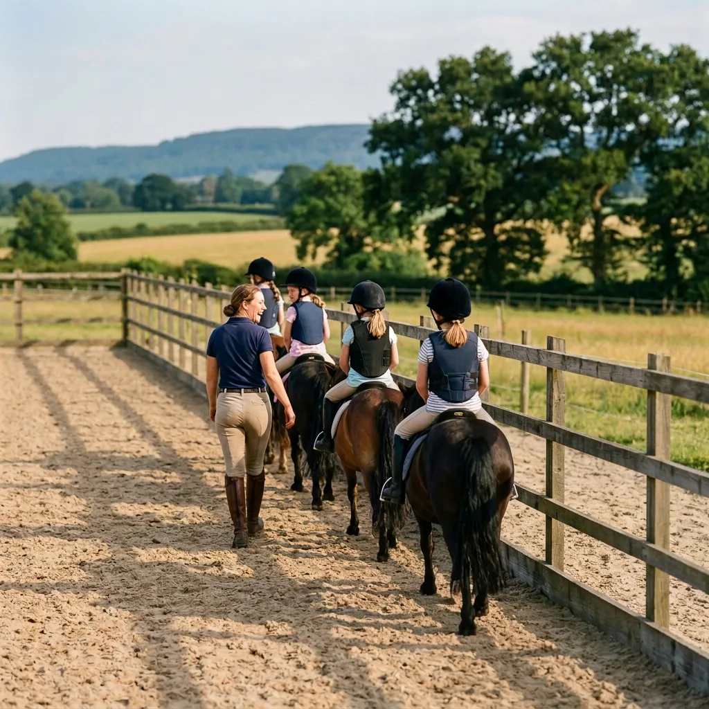 Cours de poney à Saint-André-sur-Vieux-Jonc, Ain